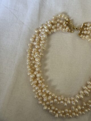 שרשרת פנינים Princess four layers pearl necklace