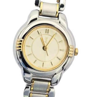 Yves Saint Laurent Silver & Gold Watch