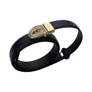 Chanel vintage black belt